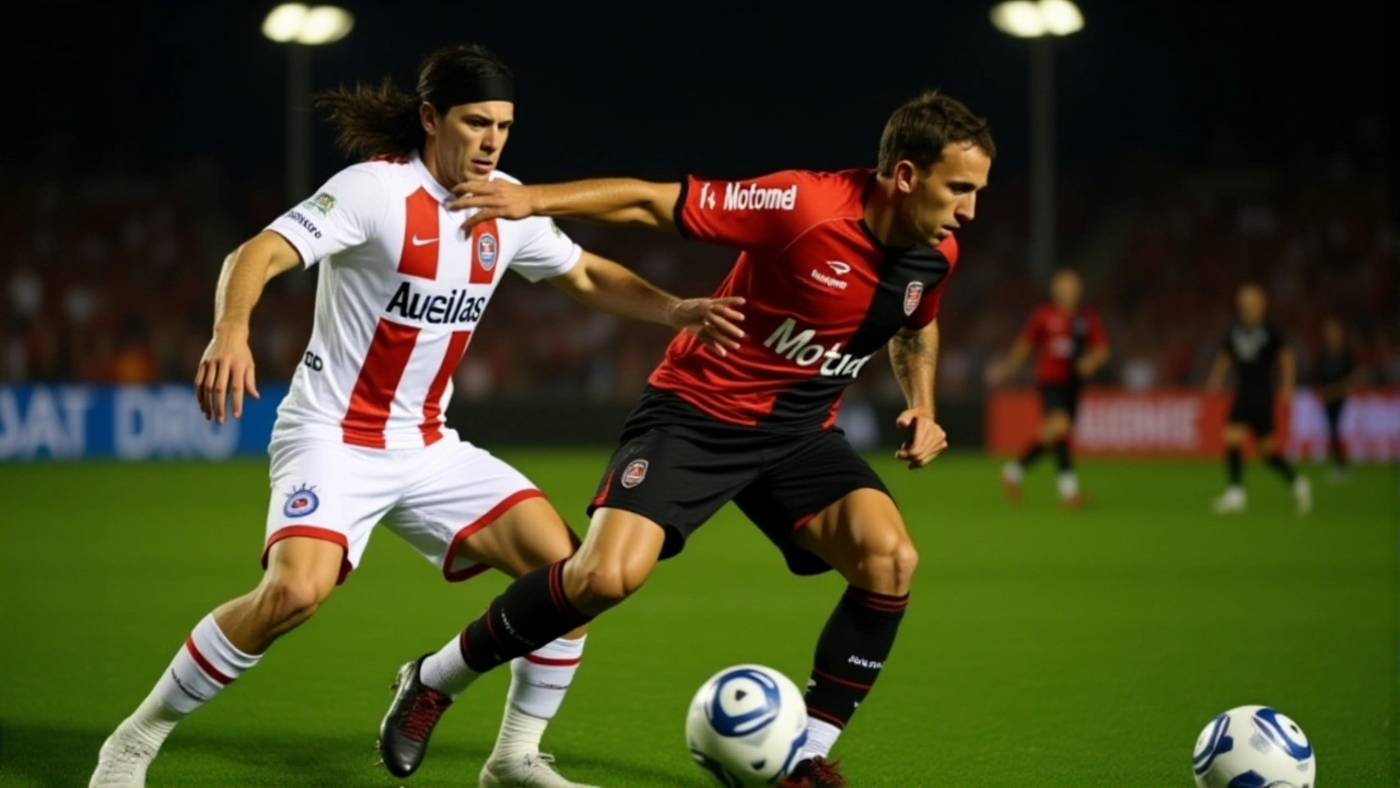 Argentinos Juniors y Newell's empatan 1-1 bajo la lluvia, con Hurtado en banca