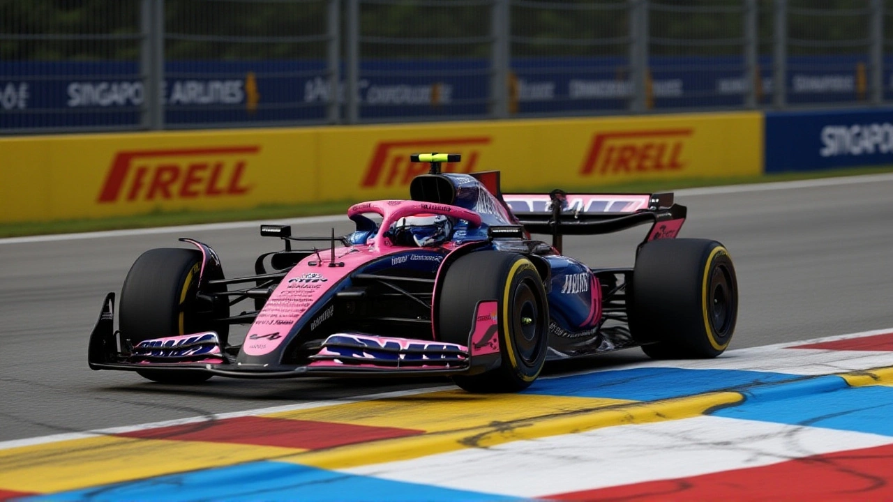 Franco Colapinto arranca 16.º en el GP de Singapur 2025 y enfrenta el calor de Marina Bay